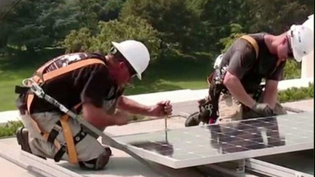 White House installs solar panels