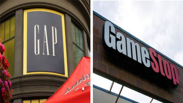 Gap, GameStop earnings top estimates