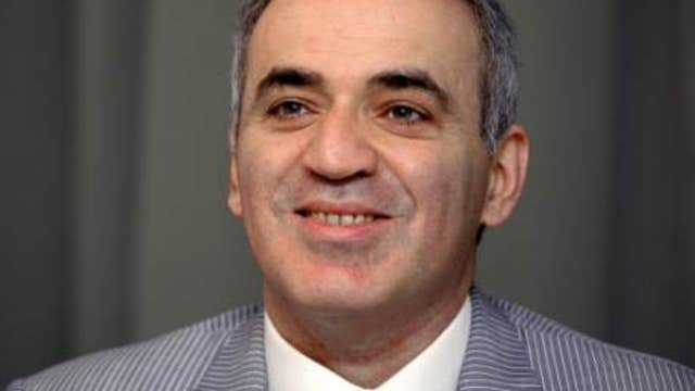 Former world chess champ Garry Kasparov speaks at Milton Friedman dinner