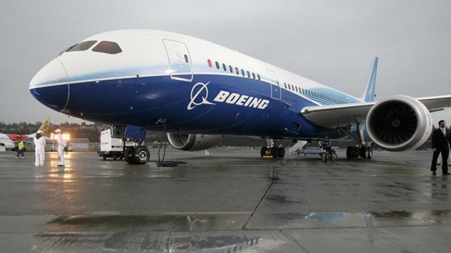 Down day for Boeing shares