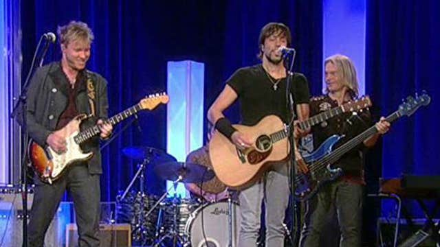 The Kenny Shepherd Band performs on Imus