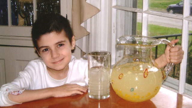 A lemonade stand to help fund pediatric cancer research