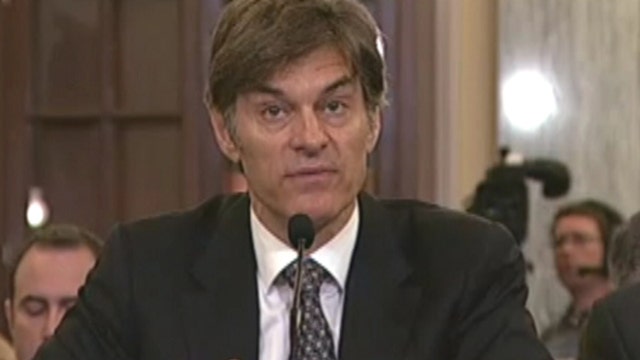 Senators grill Dr. Oz over 'miracle' weight loss claims