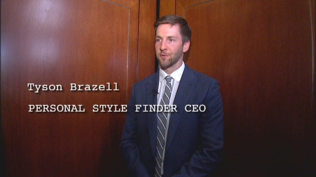 Personal Style Finder founder Tyson Brazell gives FBN’s Deirdre Bolton a 30-second elevator pitch.