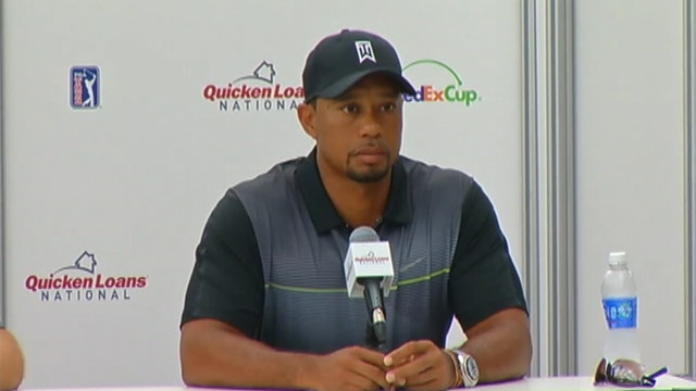 Tiger Woods returns to golf at the Quicken Loans National