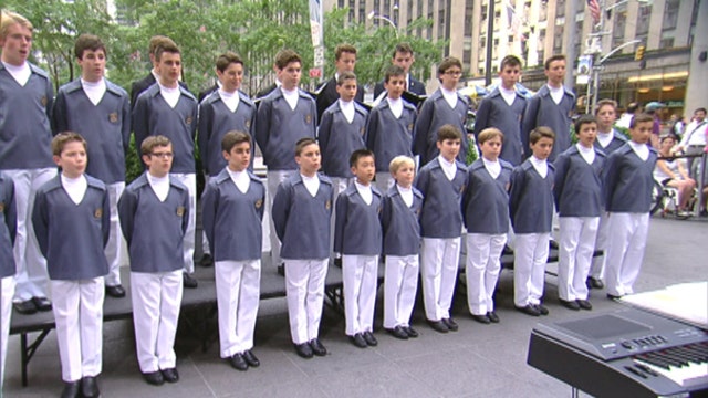 Monaco Boys Choir sings ‘God Bless America’