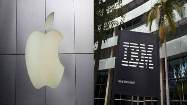 An unlikely pair: Apple, IBM team up