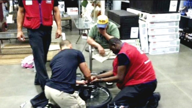 Lowe’s workers rush to fix veteran’s wheelchair