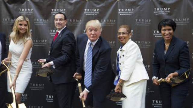 Trump breaks ground in DC for new luxury hotel