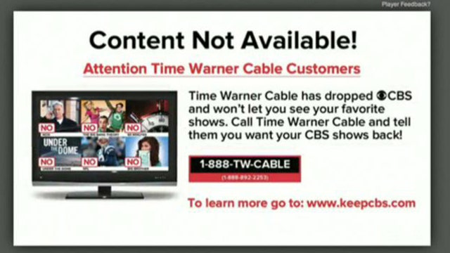 What CBS, Time Warner Stand to Lose