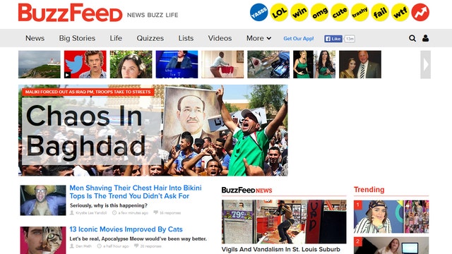 BuzzFeed valued at $850M after major backing