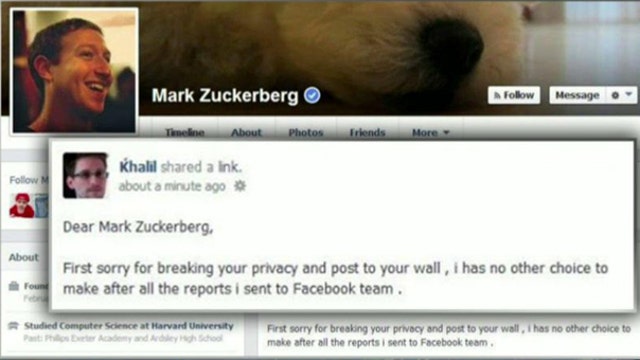 Mark Zuckerberg’s Facebook Page Hacked