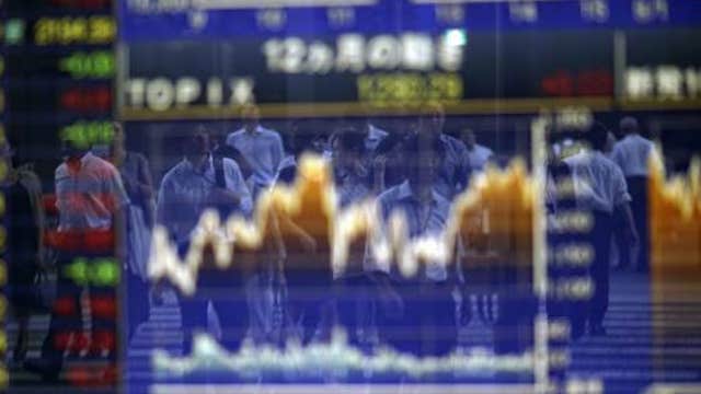 Asian shares finish in the green