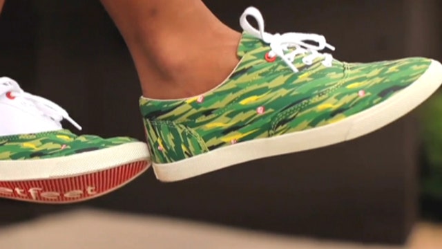 Sneakers get artistic makeover