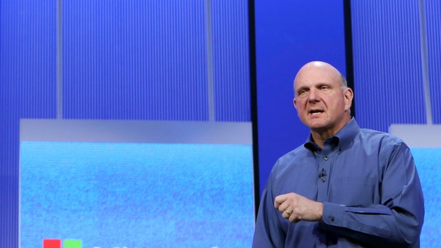Ballmer on Way Out, Microsoft Up