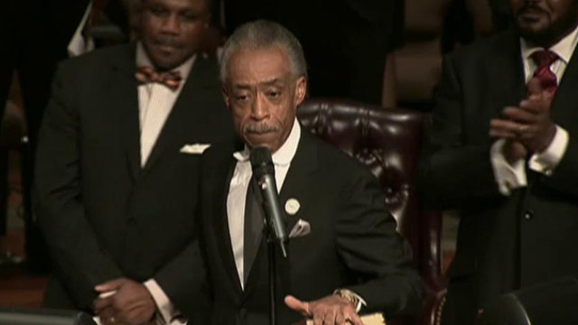 Michael Brown funeral a brave moment for Al Sharpton?