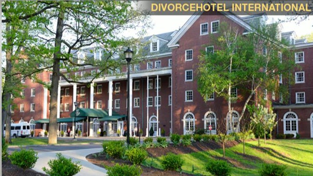 Check into a hotel to get divorced for $5K?