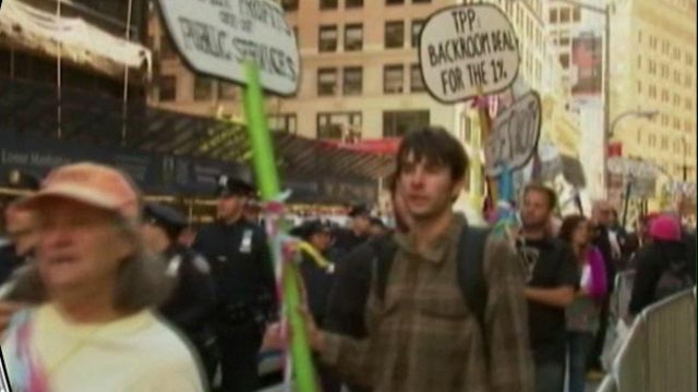 Occupy Wall Street anniversary focuses on Robin Hood tax