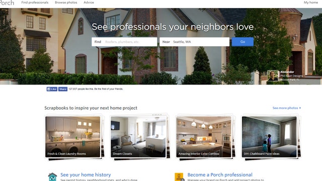 Home improvement startup Porch raises $27.6M in Series A