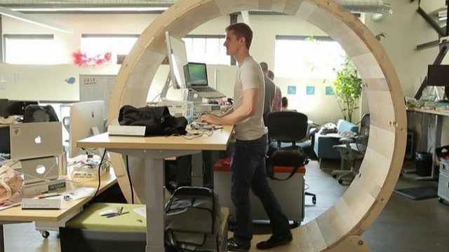 The hamster-wheel desk fad