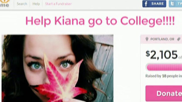 Student uses crowdfunding to help pay for college