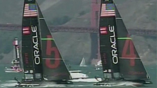 Oracle CEO skips keynote speech to watch America’s Cup?