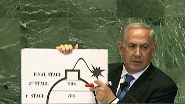Israeli PM presses Obama to keep pressure on Iran