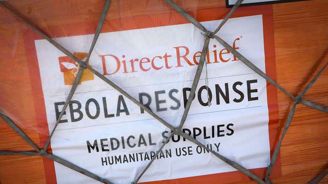 Hot action in Ebola stocks