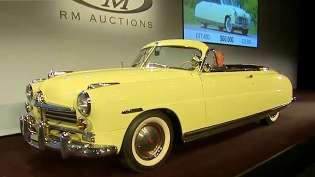 1949 Hudson Commodore Custom Eight Convertible Brougham sells for $60K