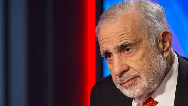 Billionaire investor Carl Icahn discusses the markets and his open letter urging Apple CEO Tim Cook to accelerate share repurchases.