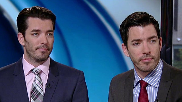 Jonathan Scott and Drew Scott of HGTV give tips for navigating the housing market and discuss the debut of their new show "The Property Brothers at Home" on HGTV.