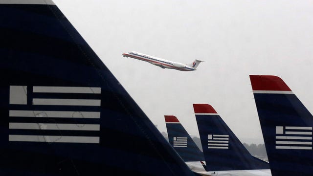 US Airways shares down