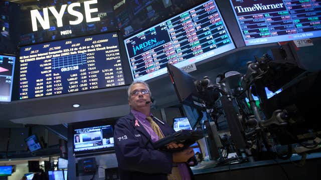 Stocks trading higher on upbeat earnings