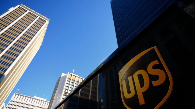 UPS stock hits high