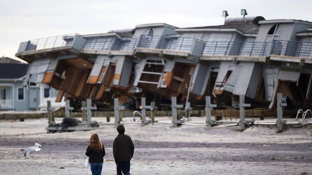 Sandy victims awaiting federal funds on year later