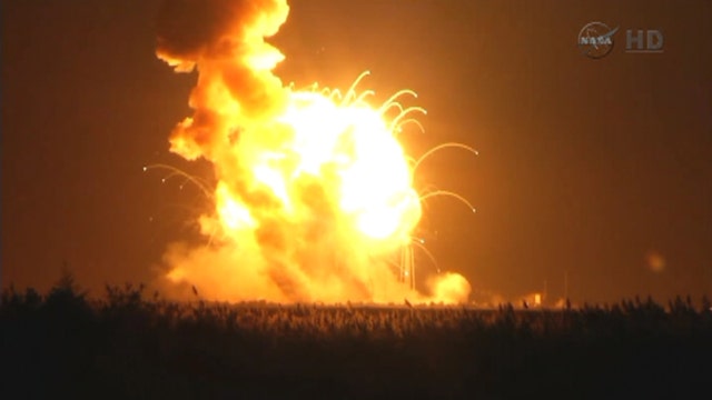 Rocket explodes at launch, stock gets pummeled