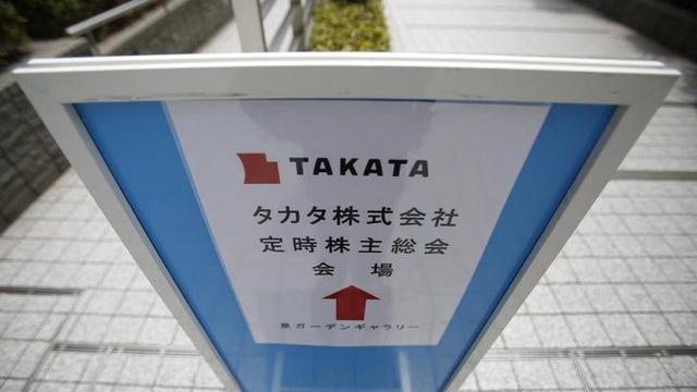 Takata airbags under fire