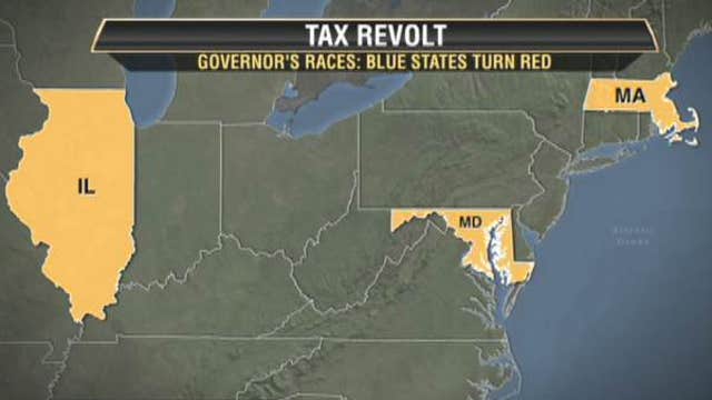 Blue states flip red in tax revolt?