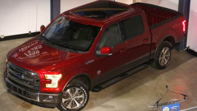 Ford Motor Company Executive Chairman Bill Ford on the rollout of the company’s first aluminum F-150 pickup truck.