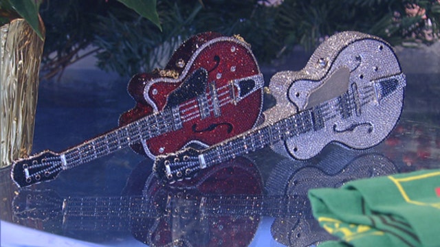 A guitar purse from Neiman’s Christmas Book for more than $5K