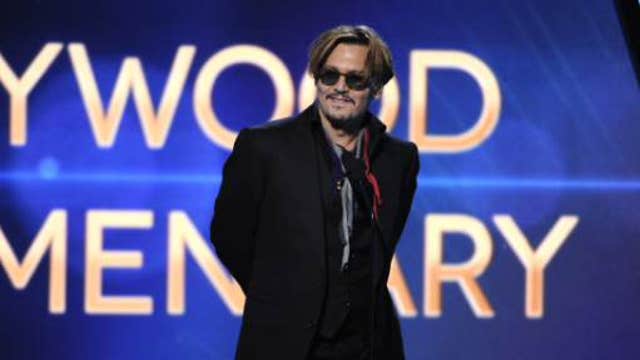 Johnny Depp drunk during speech at Hollywood Film Awards?