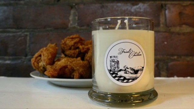 Candles that smell like Kentucky fried chicken