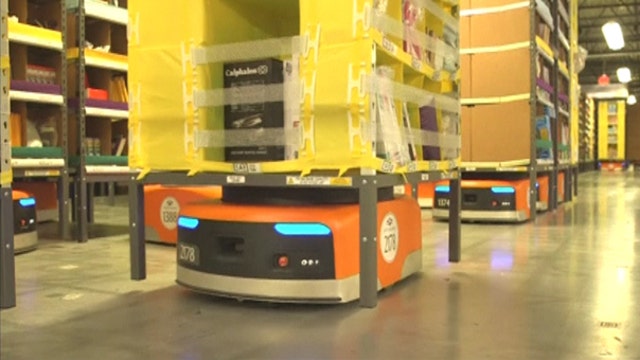 Amazon deploys robots to help with busy holiday season