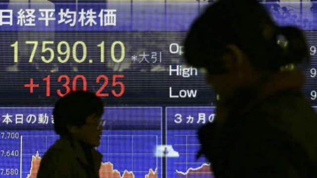Asian markets broadly lower, China PMI falls