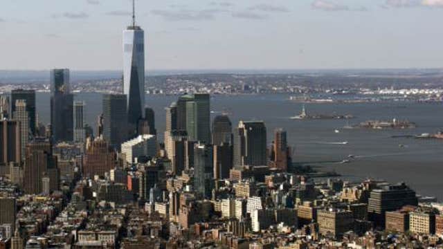 Climate change altering the appearance of lower Manhattan?