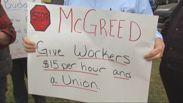 Fast-food franchisees unable to afford minimum wage increase?
