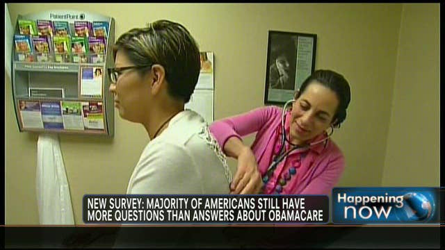 FNC’s Jenna Lee with FOXBusiness.com’s Kate Rogers on a new survey that finds the uninsured may have more questions than answers when it comes to the Affordable Care Act.