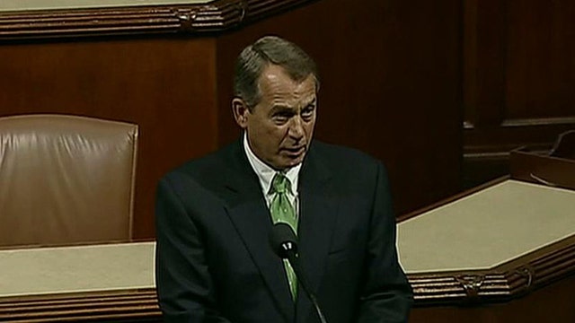 Speaker Boehner on Fiscal Cliff Talks