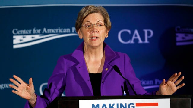 Shutdown fear exhibits the influence of Elizabeth Warren