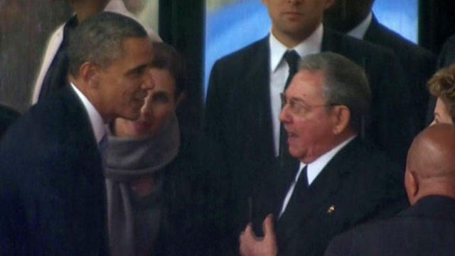 A handshake is all it takes to ease U.S., Cuba relations?